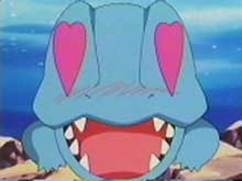 totodile laughs at totodile's scary face attack 